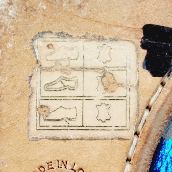 Georgina Goodman Suede Grey with Blue Dots Slip On Ballet Flats C186 - Picture 11 of 12